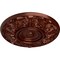 Ekena Millwork Whitman Ceiling Medallion (For Canopies up to 3 3/4"), Hand-Painted Antique Copper, 13"OD x 1 3/8"P CM13WHACS - alternate 4